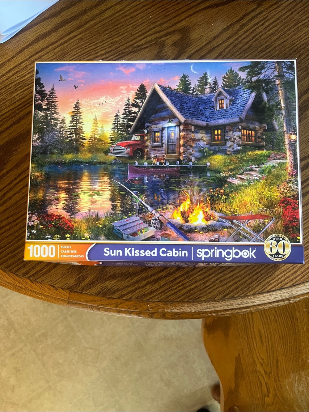 Springbok Sun Kissed Cabin 1000-Piece Jigsaw Puzzle - Multicolor